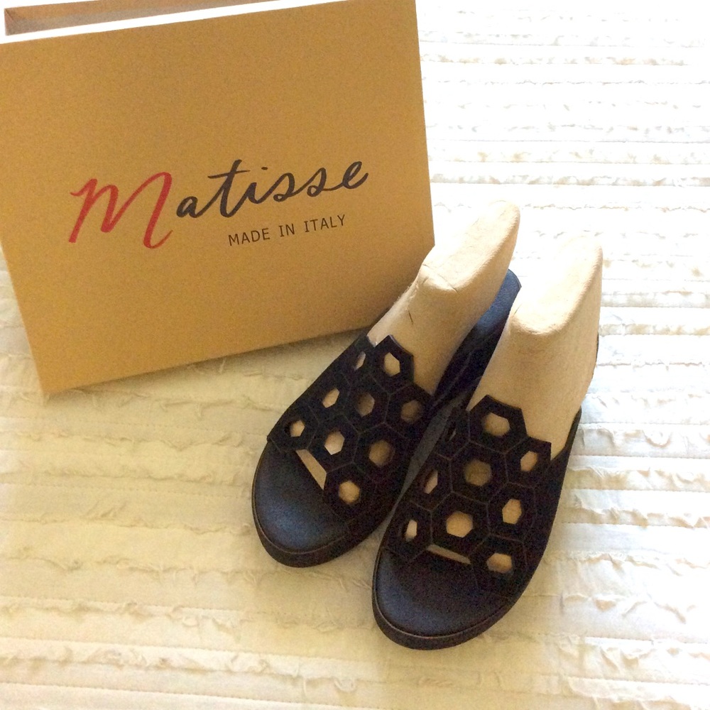 Matisse Leather Platform Wedge NEW